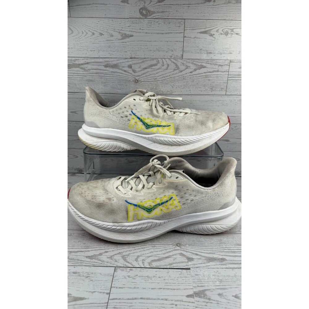 Hoka One One Mach 6 1147790-WNCL White 11.5D Mens Sneakers Running Shoes #189